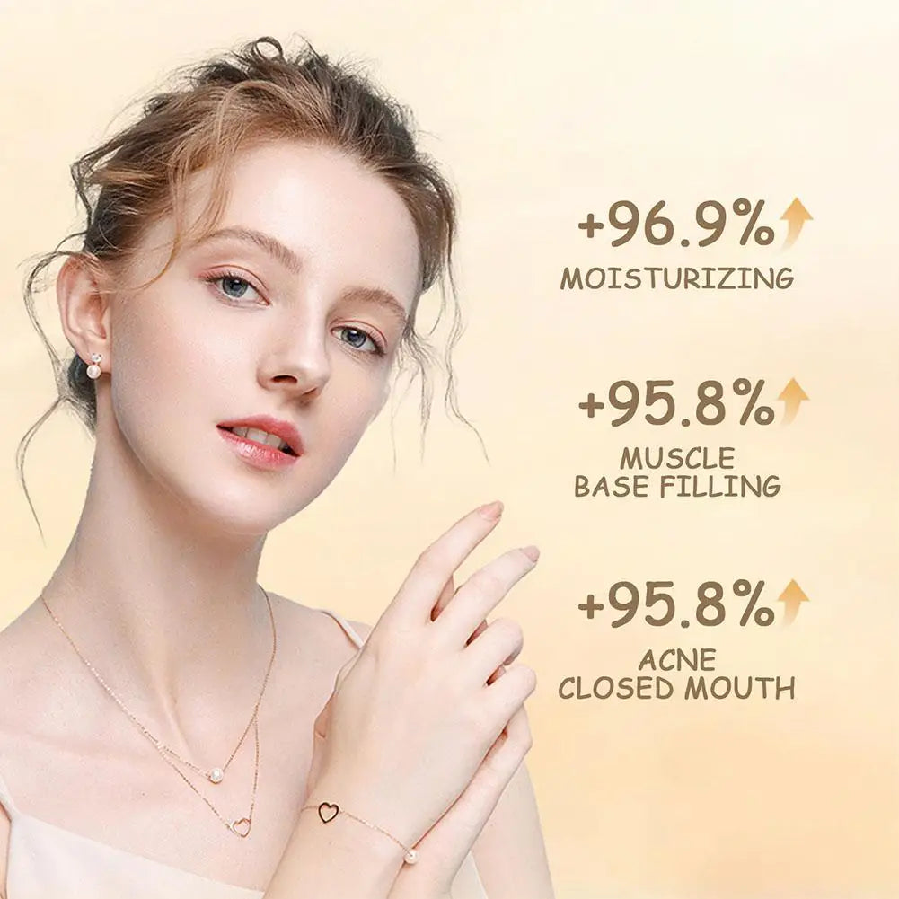 Sérum à la vitamine C et crème à la vitamine C pour le visage, série hydratante quotidienne, soin pour la peau hydraté et dodu, sérum éclaircissant, même le teint