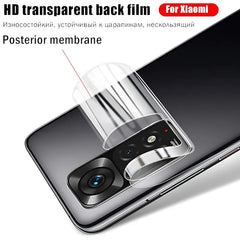 Films Hydrogel arrière pour Xiaomi, 1 à 4 pièces, 14 Ultra, 13t, 13 Pro, 12 Lite, Redmi Note 13 Pro, 11 12, Turbo, protecteur d'écran souple