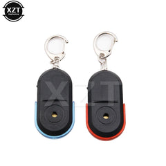 Voiture intelligente Anti-perte alarme portefeuille téléphone clé localisateur porte-clés sifflet son avec lumière LED Mini Anti perte clé détecteur capteur