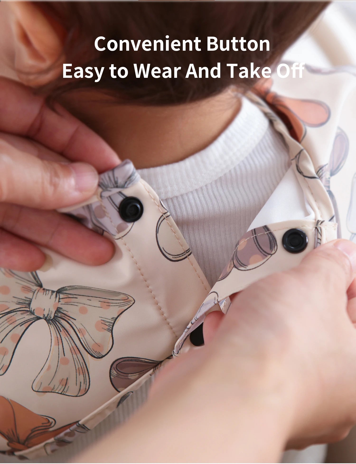 Nouveau bavoir bébé avec poche pour accessoires d'alimentation bavoirs pour enfants imperméable à manches longues bavoirs tabliers à manches longues