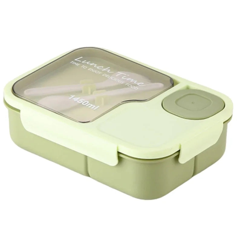 Bento Lunch Box for Kids Girls, Cartoon Students, Kawaii Cute Metropolitan, 3 Grid Sandwich, Snack Food Box, Special Canteen, Food Storage
