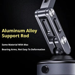 Support de téléphone magnétique pour voiture 360 °   Aspiration sous vide électrique pliante rotative pour support de Streaming de cuisine de gymnase de Navigation de voiture