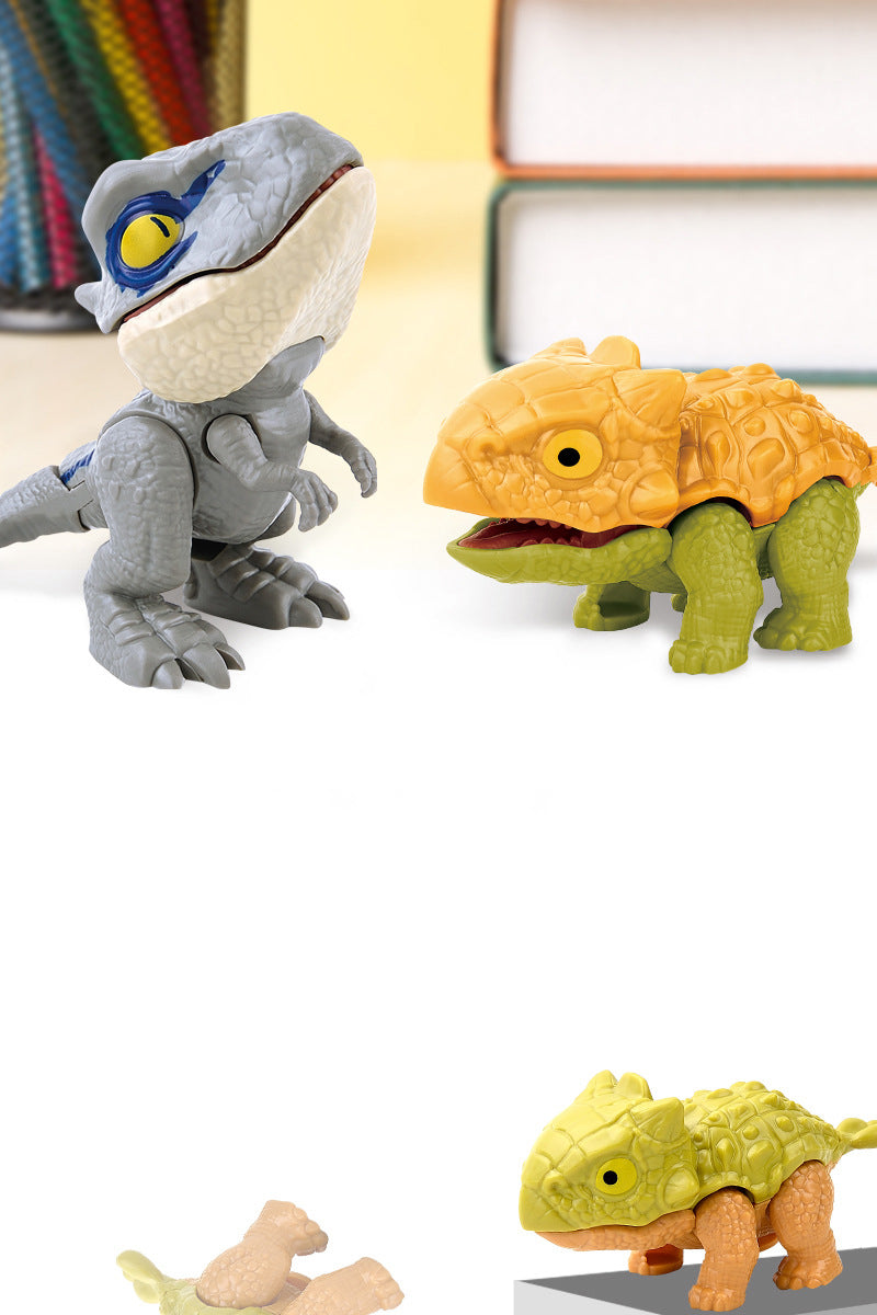 Jouets de dinosaure à doigt pour enfants, Mini modèle d'animaux de tyrannosaure créatifs et amusants, jouet d'interaction pour enfants, cadeaux