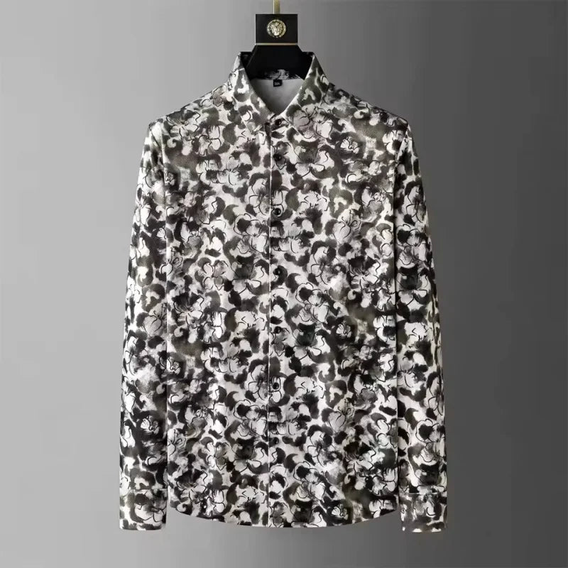 Chemise à carreaux pour hommes, exquise, décontractée, à manches longues, en velours de qualité, confortable et respirante, automne