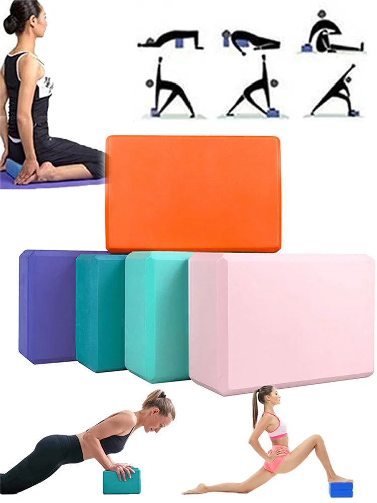 Blocs de Yoga, brique en mousse pour gymnastique, Pilates, exercice d'entraînement, Fitness, traversin, coussin d'étirement, façonnage du corps, Cubes de construction