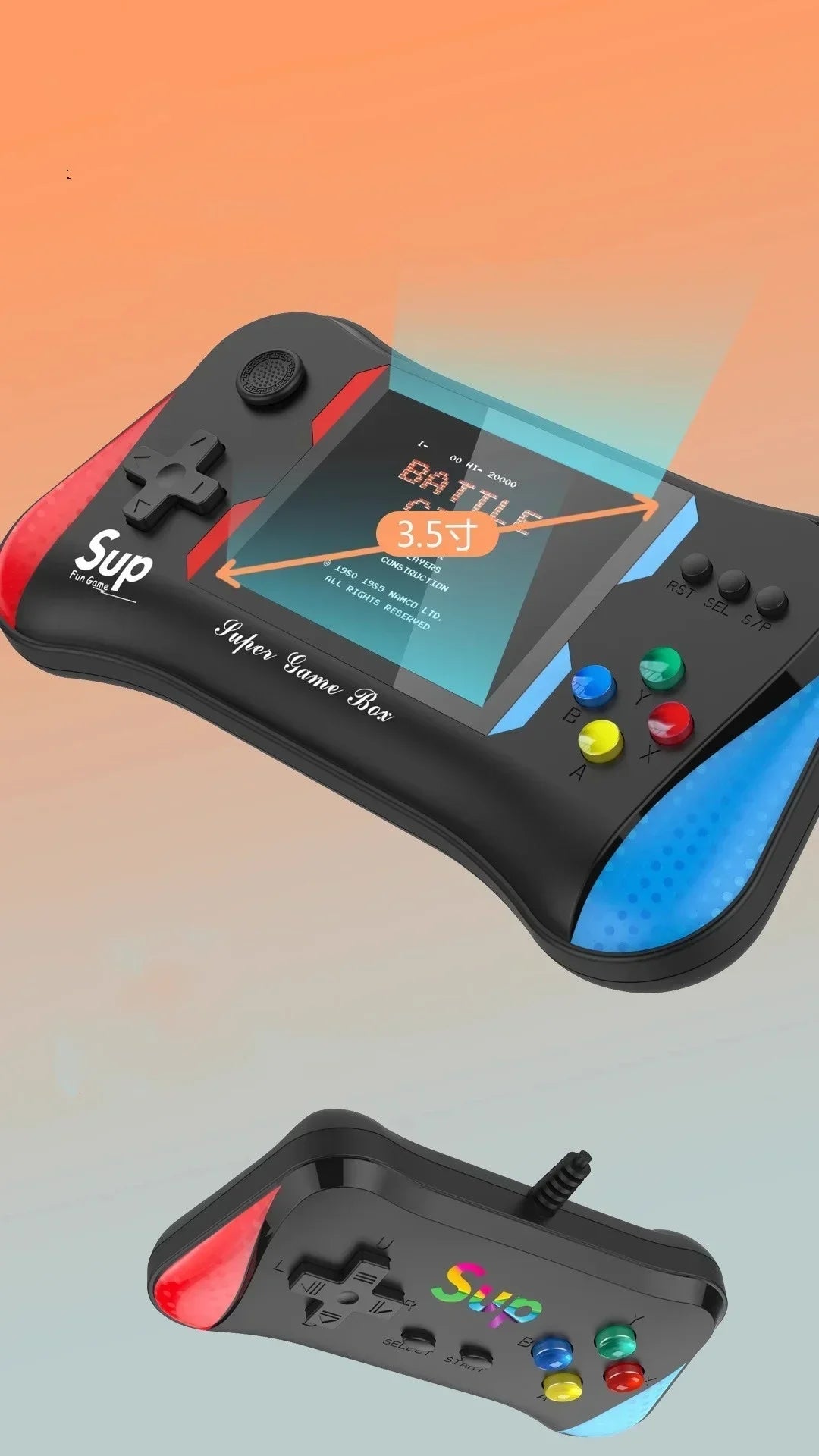 Palm Retro Old Game Console pour enfants, machine de jeu, jouets pour enfants, pas déchiré, ic classique, MINI, X7M Playtation