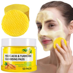 Savon au citron au curcuma/coussin nettoyant/crème pour le visage/sérum série curcuma produit de soin éclaircit le teint pour tous les types de peau nourrir