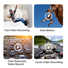 Nouveau 4K 30FPS caméra montée sur la tête portable WiFi caméscope caméra 120 ° Caméra de contrôle APP anti-secouement à objectif grand angle