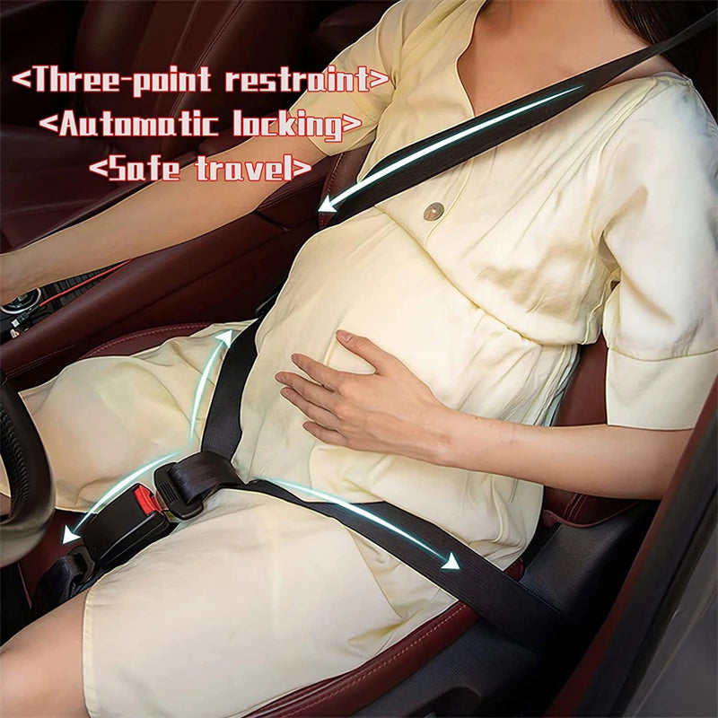 Ceinture de soutien du ventre de sécurité pour siège de voiture, pour femmes enceintes, mamans de maternité, protection du ventre pour bébé non-né, accessoires d'extension de réglage