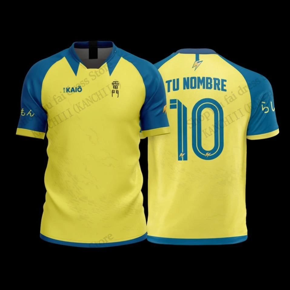 Maillot d'anime Inazuma onze Kaio Football impression 3D T-shirt hommes femmes mode à manches courtes sport T-shirt enfants hauts T-shirt Mark Evens