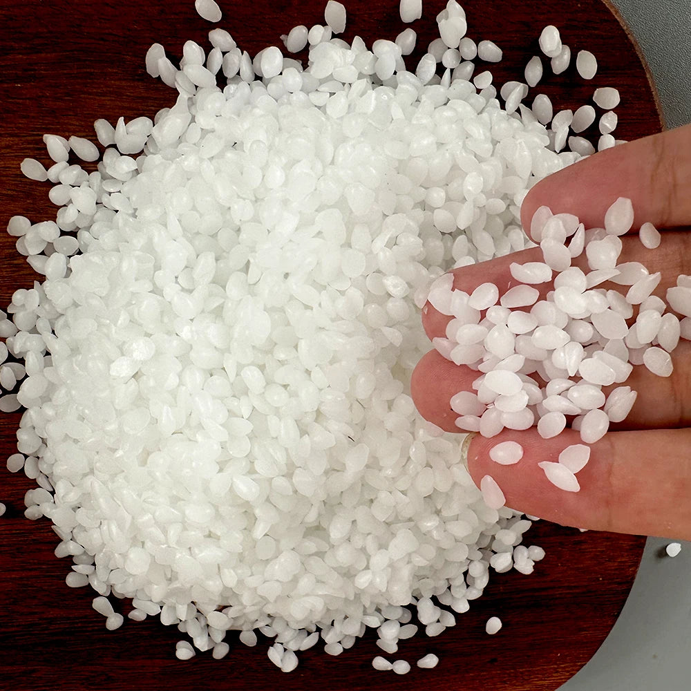 Cire d'abeille blanche, bricolage, fabrication de bougies, sac granulaire naturel pur 100%, particules de cire sans odeur, matières premières, fournitures artisanales