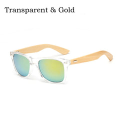 16 couleurs bambou lunettes de soleil hommes lunettes de soleil en bois femmes marque concepteur miroir Original bois lunettes de soleil rétro de sol masculino