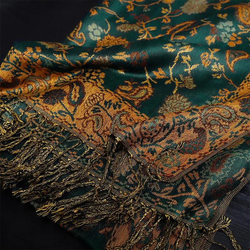 Foulard Paisley impressions Design Hijabs Pour Femme Cachemire Pashmina Chale Dame enveloppe Chaud Hiver Foulards Femme