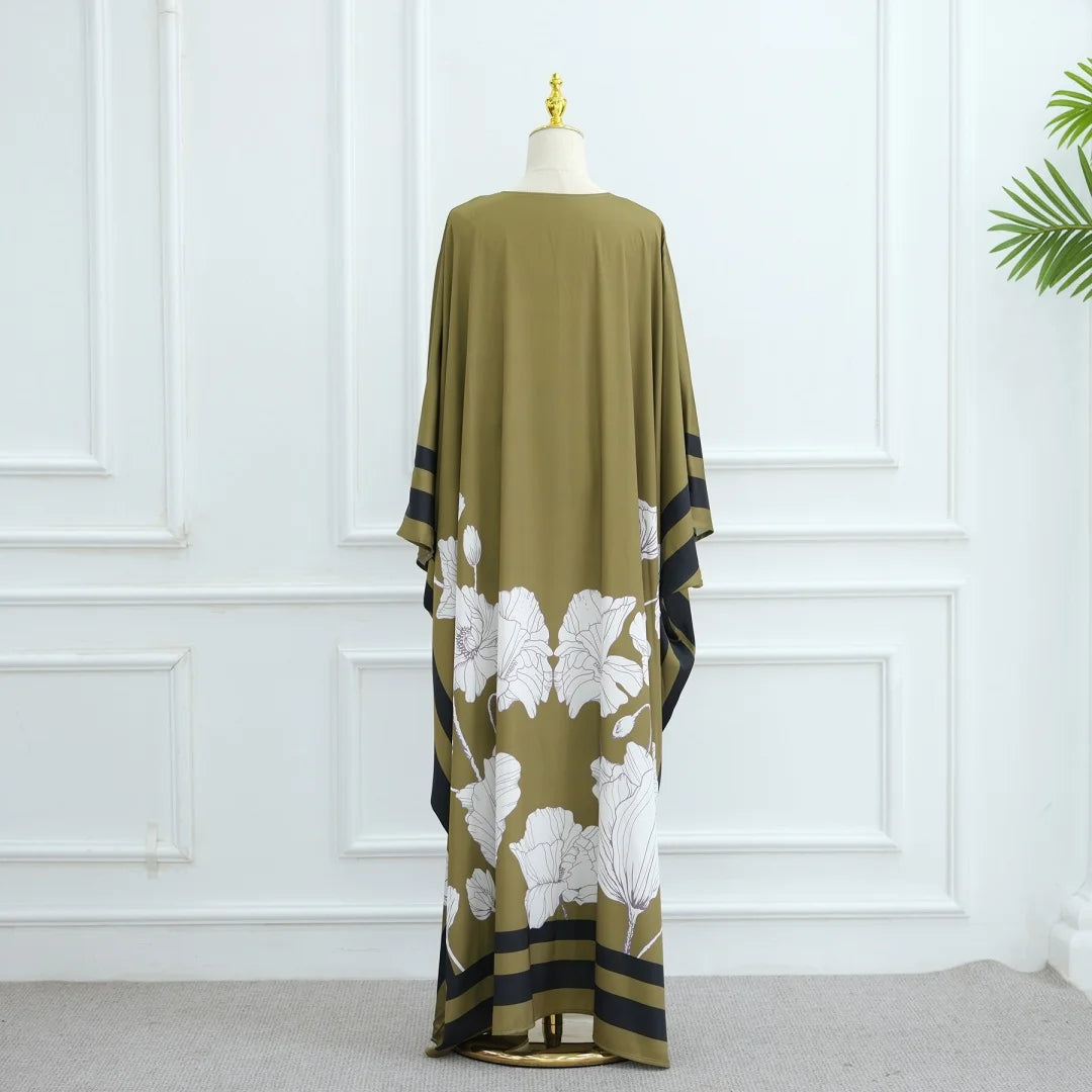 Ramadan Kebaya Muslim Abaya Damen Dubai Luxury Caftan African Dresses for Women Turkey Islam Moroccan Caftan Muslim Women's Dress