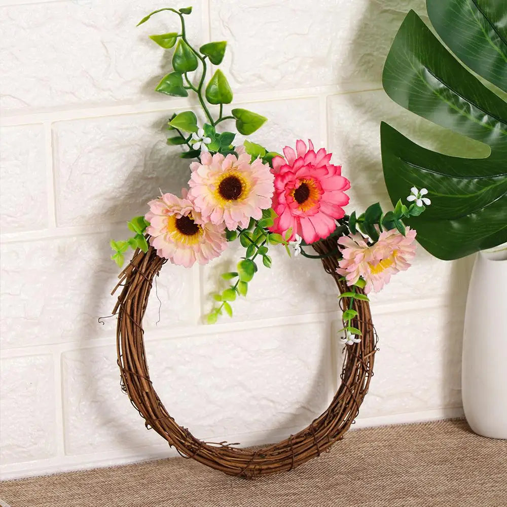 Decorative rattan garland for Ramadan, Eid Mubarak wedding wreath, garland supplies, DIY party, 8cm-30cm