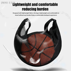 Sac à balle unique avec poche à fermeture éclair, 1 pièce, sac de rangement de balle en maille, équipement de Sport, filet de rangement à cordon de serrage, transport de basket-ball