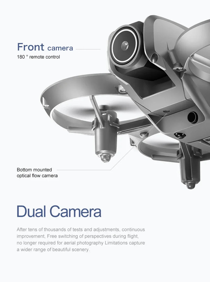 Xiaomi D16 Drone 8K HD double caméra réglable électriquement débit optique évitement d'obstacles quadrirotor télécommandé 15000M