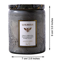 Bougie parfumée en pot de 7 OZ, bougie de soja naturelle, bougies aromatiques de sérénité, bougies parfumées décoratives pour la maison, cadeau pour amis