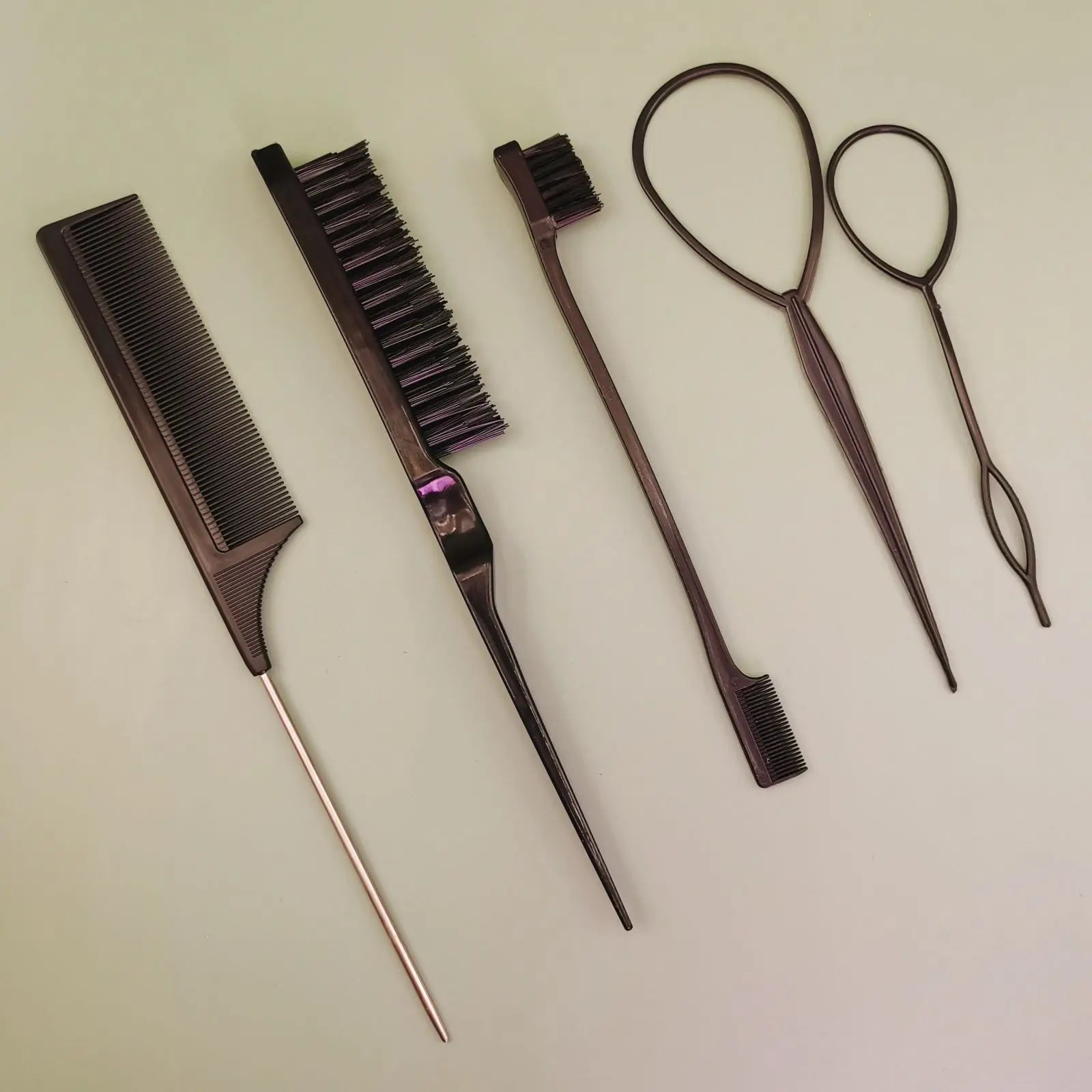 Coiffure enfant en bas âge boucle Topsy Rat queue de poney outils tresse bord brosse ensemble peigne pulvérisateur bouteille accessoires de coiffure enfants filles