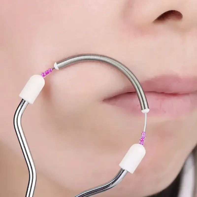 Facial hair remover for women, removes unwanted hair on the upper back, face or neck, the original spring for unsightly hair