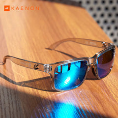 Kaenon Classic Square Polarized Unisex Medium Size Photochromic Sunglasses Grey Sunglasses
