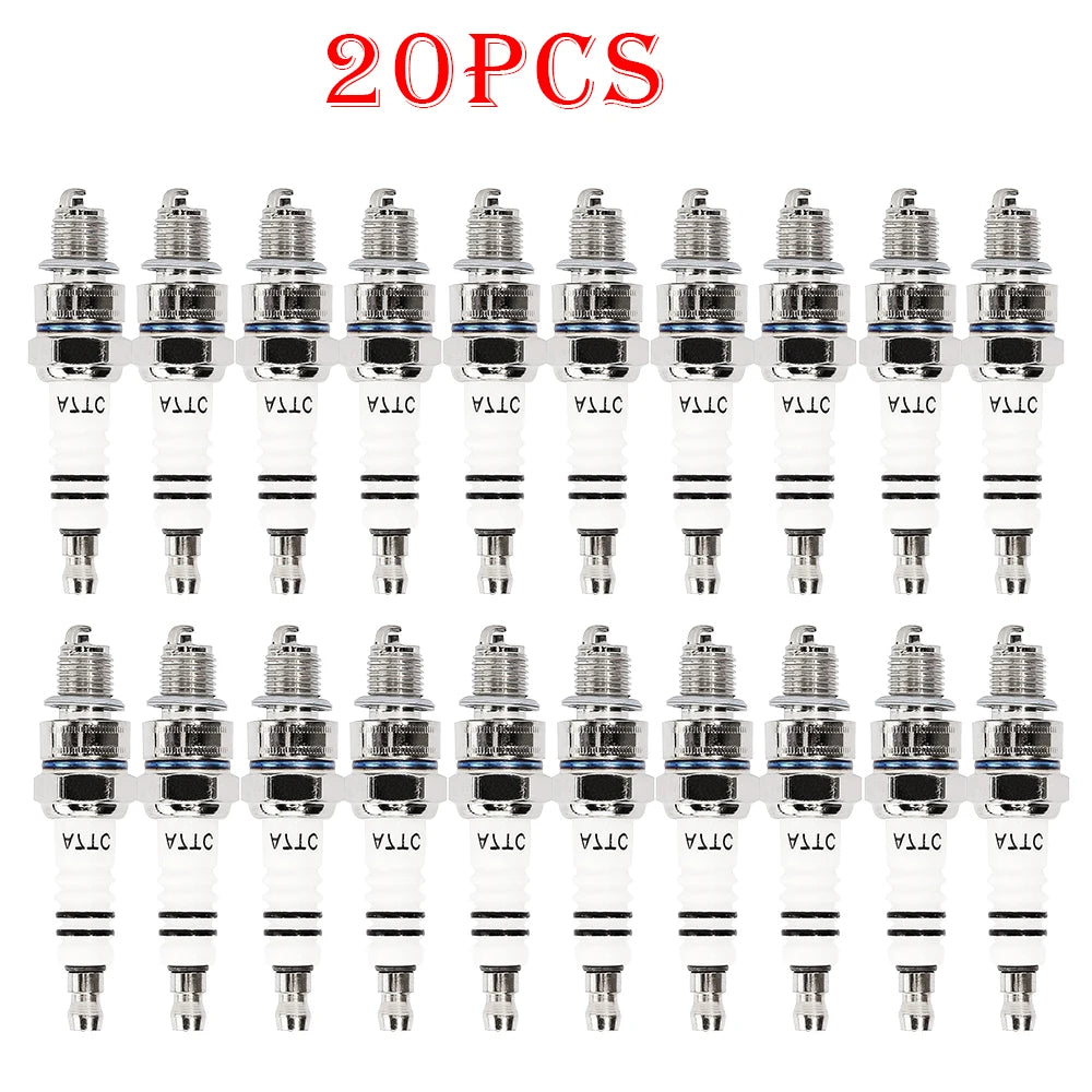 Bougie d'allumage A7TC pour Dean 6 50cc-150cc RL Scooter Pit D343 Pocket Bike Imagomoteur Go Kart facades Bumosquito TaoTao Buyang Roketa Sunl Baja