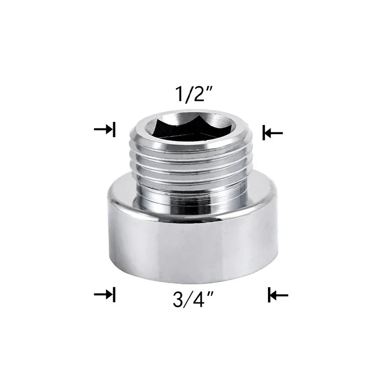 Coupleur de robinet d'eau 1/2 à M16 M18 M20 M22 M24 M28 M32, connecteur fileté, adaptateur de robinet de Conversion, raccord barboteur cuisine salle de bains