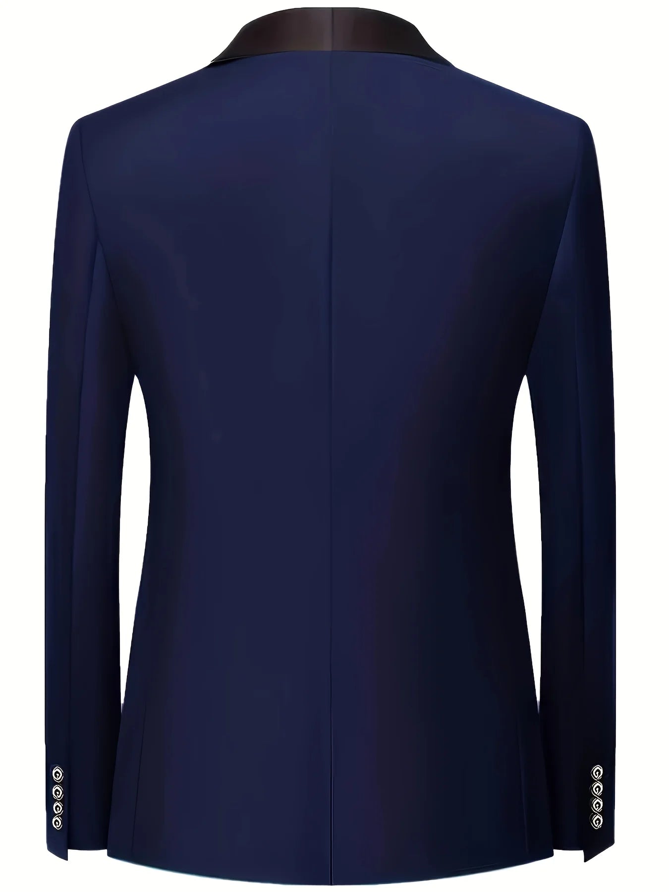 Men's 3-piece suit set, jacket + vest + trousers, fashionable and high quality, suitable for weddings, parties and formal occasions.