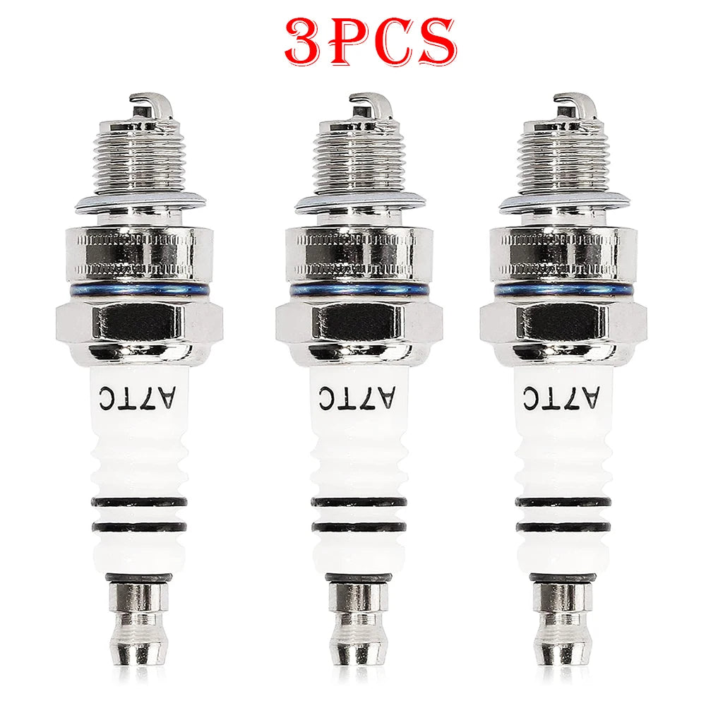 Bougie d'allumage A7TC pour Dean 6 50cc-150cc RL Scooter Pit D343 Pocket Bike Imagomoteur Go Kart facades Bumosquito TaoTao Buyang Roketa Sunl Baja