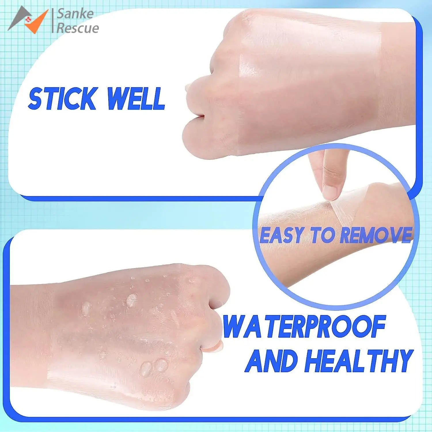 Rouleau de bandage imperméable pour tatouage, soins post-partum, Film Transparent, pansement, guérison de la seconde peau, adhésif Transparent de protection pour tatouage