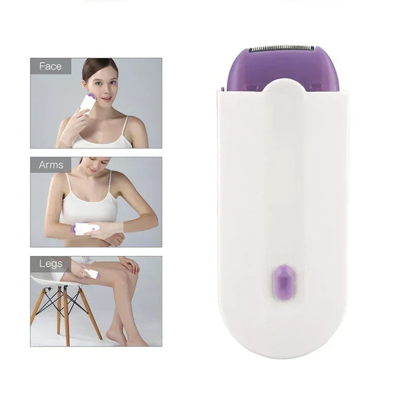Épilateur électrique rasoir électrique rasoir Mini Rechargeable élimine épilation indolore épilateur Facial pour le corps du visage
