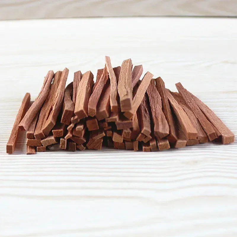 Lili bâton de bois de santal naturel parfum bois fendu à la main naturel bricolage Purification guérison méditation soulagement du Stress aromathérapie