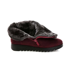 YAERSettlement-Bottes de rinçage imperméables pour femmes, chaussures à plateforme compensée, bottes de neige chaudes pour femmes, nouvelle mode, hiver