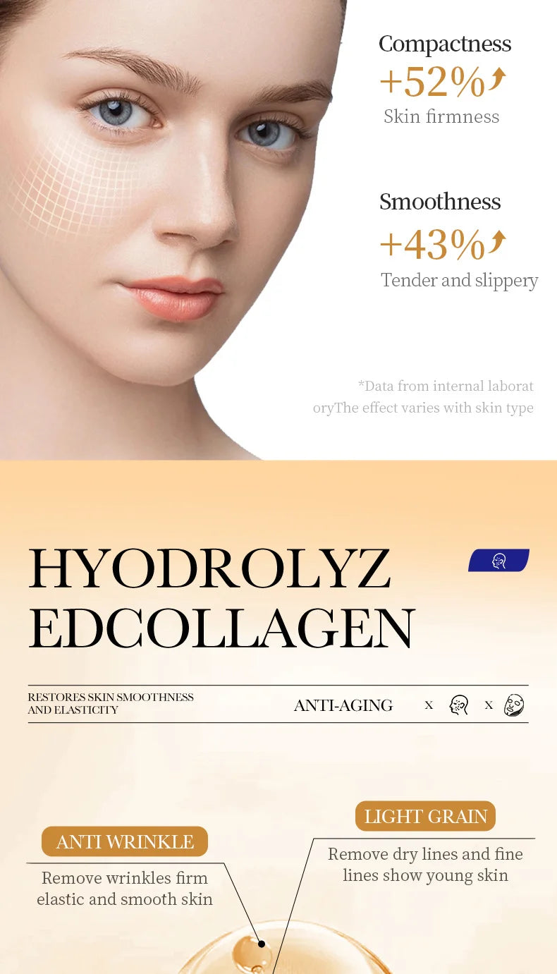 Masque Facial Anti-rides au collagène, 10 pièces, Anti-vieillissement, estompe les ridules, peau ferme, hydratant, éclaircissant, soins de la peau, cosmétiques coréens