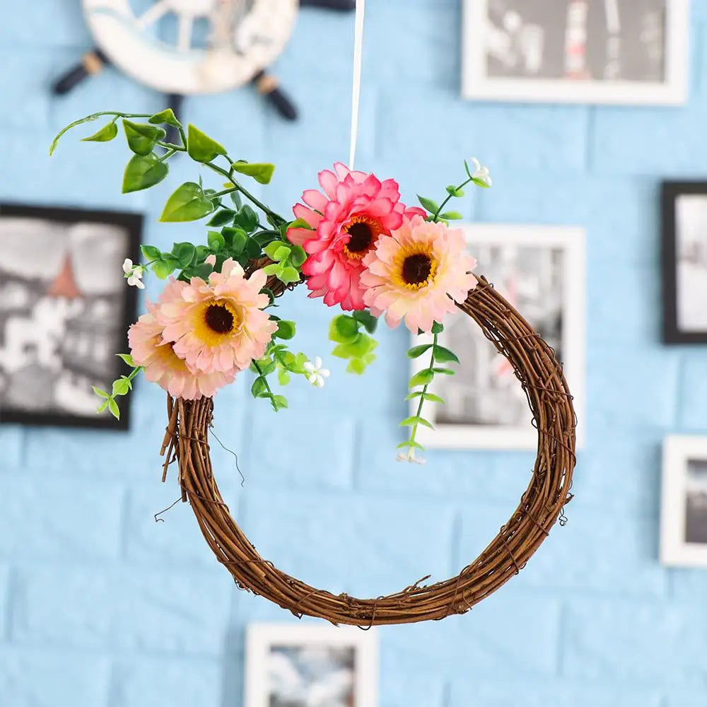 Decorative rattan garland for Ramadan, Eid Mubarak wedding wreath, garland supplies, DIY party, 8cm-30cm