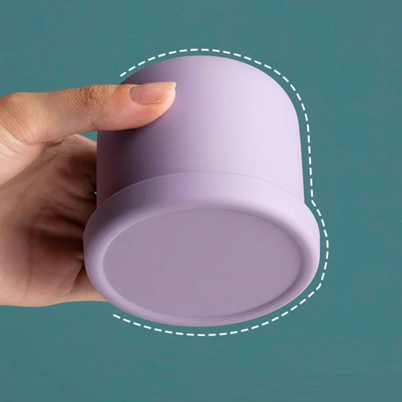 Boîte à déjeuner de 250ML pour enfants, récipient à salade, boîte à déjeuner antiadhésive en Silicone avec couvercle, boîte à Bento réutilisable, moule à glaçons