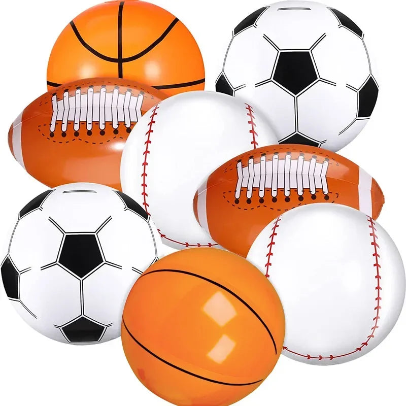 Inflatable beach balls: Baseball, beach basketball, beach soccer ball for children, toy ball, hello ball, summer sports, children's gift ball