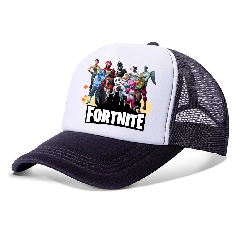 Casquette de Baseball Fortnites pour enfants, chapeau imprimé de jeu de dessin animé pour garçons, chapeau de soleil d'été en plein air, casquette à visière réglable, cadeaux pour enfants, nouvelle collection