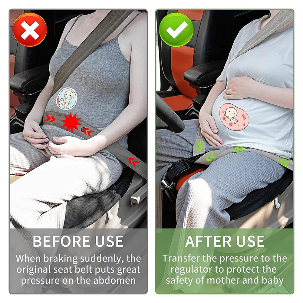 Ceinture de Sécurité pour Siège de Voiture pour Femme Enceinte, Protecteur de Ventre à Nourrisson, Ajusteur, Extendeur, Accessoires