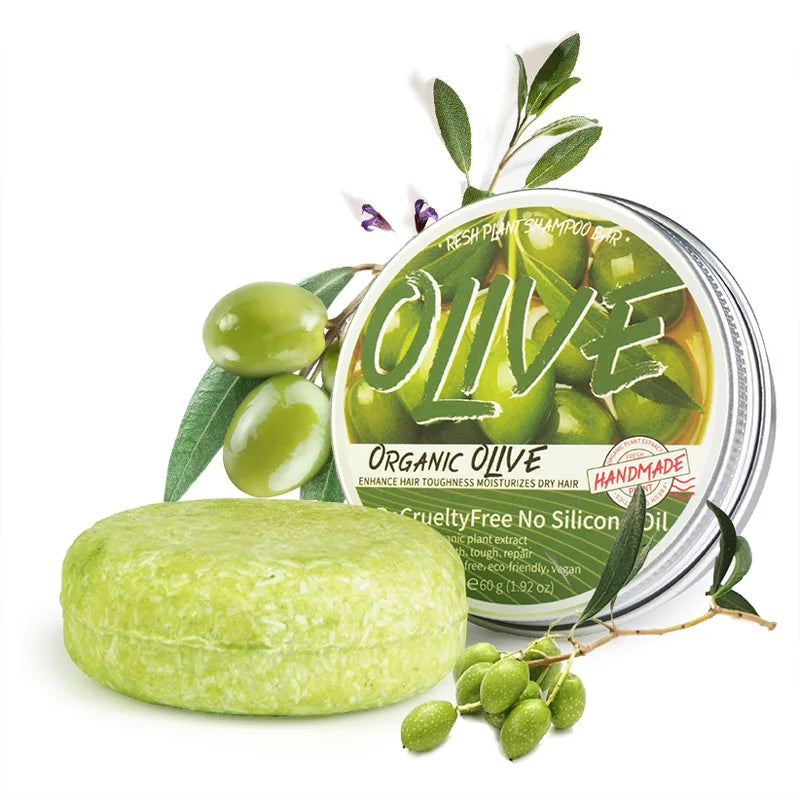 Polygonum savon cheveux assombrissant shampooing barre femmes hommes cheveux solide gingembre shampooing savon blanchissant différents Styles de barre de savon cheveux
