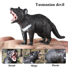 Classic Australian Wild Animals Kangaroos Koala Platypus Tasmanian Devil Echidna Cassowary Model Figurine Toy Child Gift