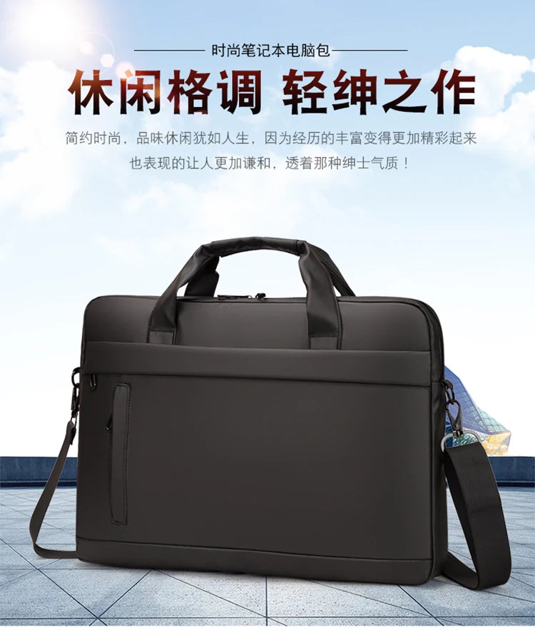 Sac pour ordinateur portable 15,6 pouces pour vêtements de travail quotidiens et sac à main de travail pour hommes et femmes