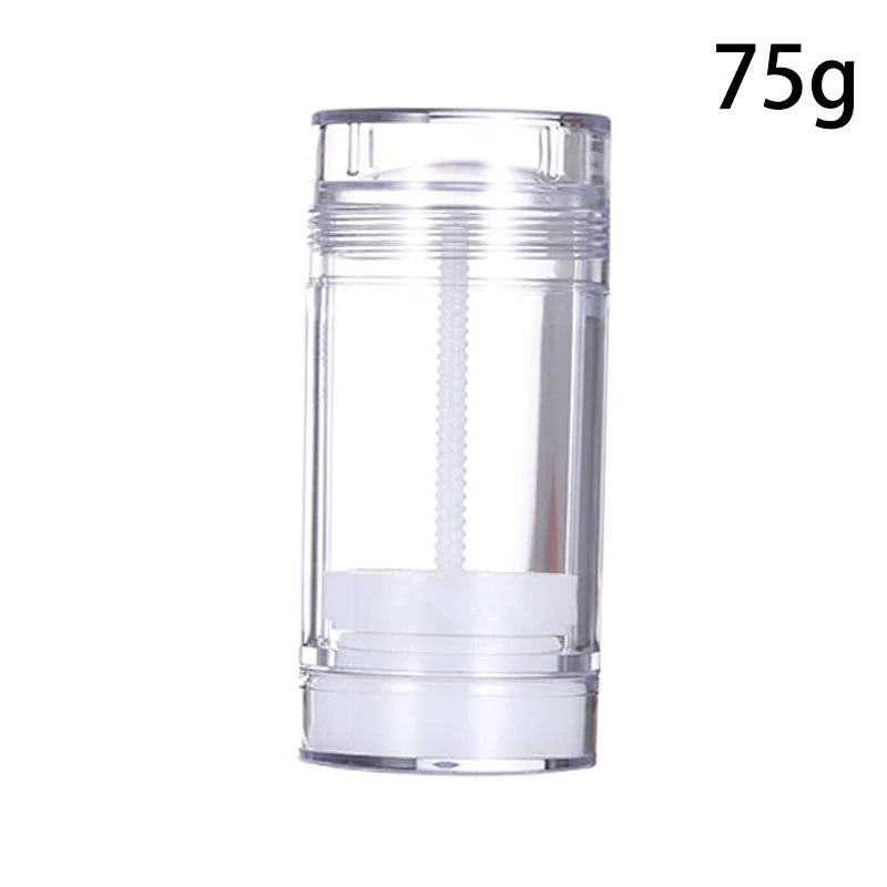 Tube déodorant rond torsadé fait à la main, 15/30/50/75g, remplissage du fond, bâton de Blush vide, bâton de remplissage, conteneur déodorant de voyage