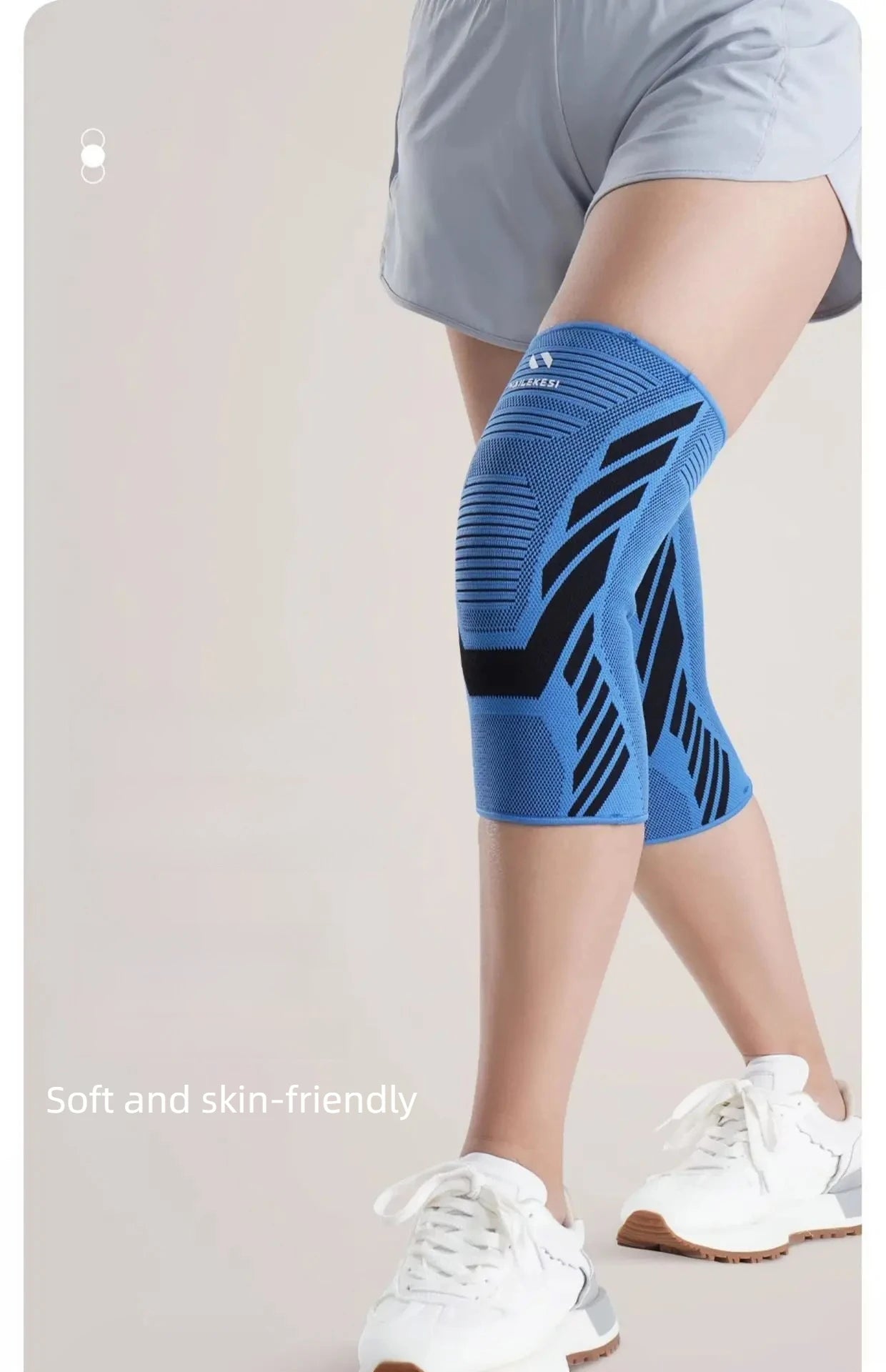 Men's slim summer sports, basketball, running, football, nylon, anti-slip protective gear, women's knee pads, autumn and winter