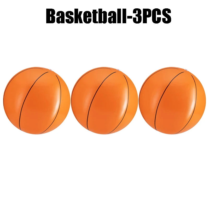 Inflatable beach balls: Baseball, beach basketball, beach soccer ball for children, toy ball, hello ball, summer sports, children's gift ball
