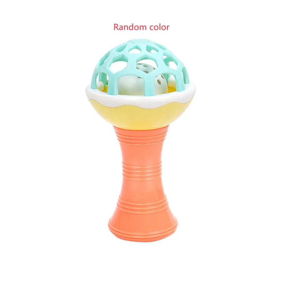 Jouets pour bébé de 0 à 12 mois, hochet rotatif, balle, activité de préhension, jouet de développement pour bébé, anneau de dentition en Silicone, jouets sensoriels pour bébés