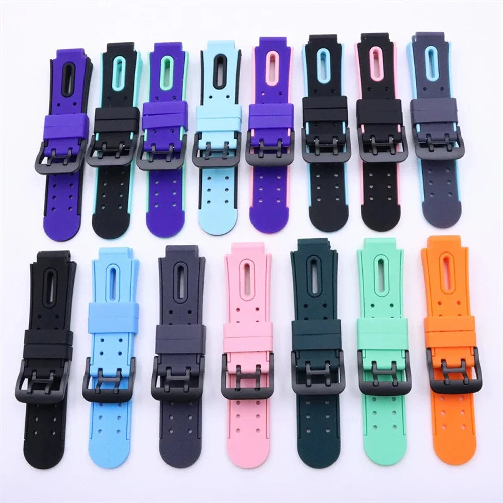 15mm enfants bracelet de montre Smartwatch enfants bracelet en Silicone bracelet de montre étanche bracelet Flexible universel réglable montre ceinture
