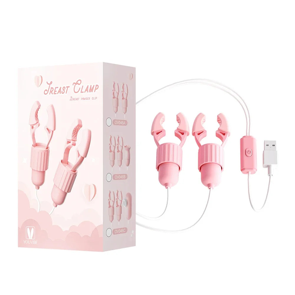 Stimulateur de mamelon sensible avec vibration – Appareil de plaisir à double action pour le bien-être et le massage intimes des femmes