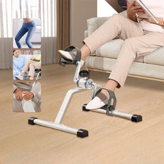 Exerciseur de pédale Portable domestique, Mini vélo d'exercice, résistance réglable, exercice de pédale pour la rééducation des jambes en intérieur