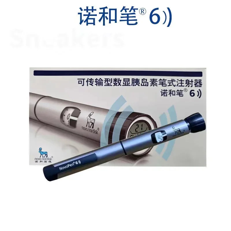 Novo Pen 6 Nordisk stylo d'injection d'insuline transportable Injection domestique 3ml compteur de glycémie diabète surveillance de la glycémie